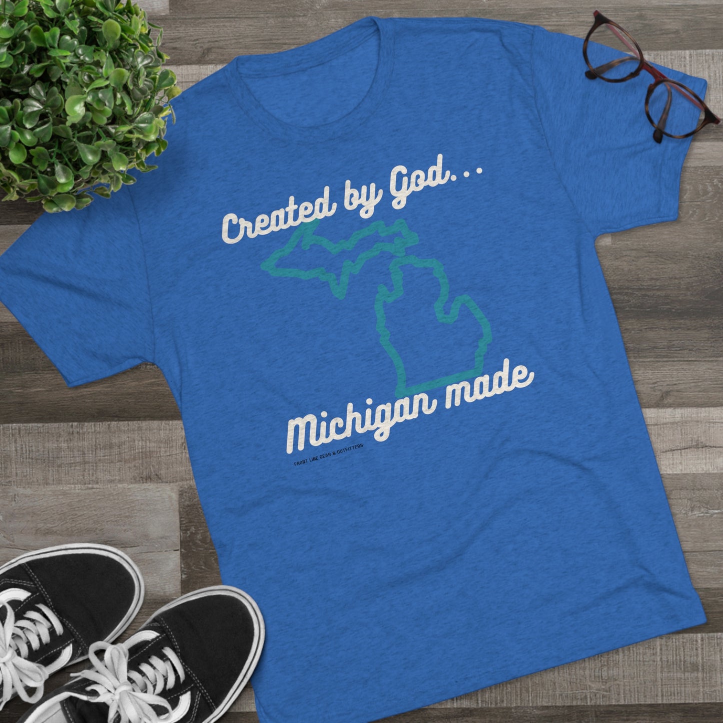 Created by God...Michigan made Tee