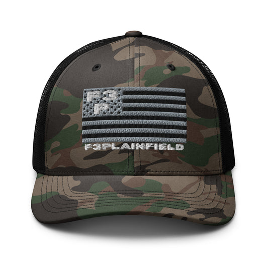 F3P Flag Camouflage trucker hat