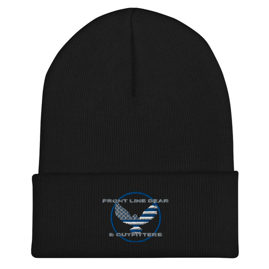 Front Line Gray'd Out Cuffed Beanie