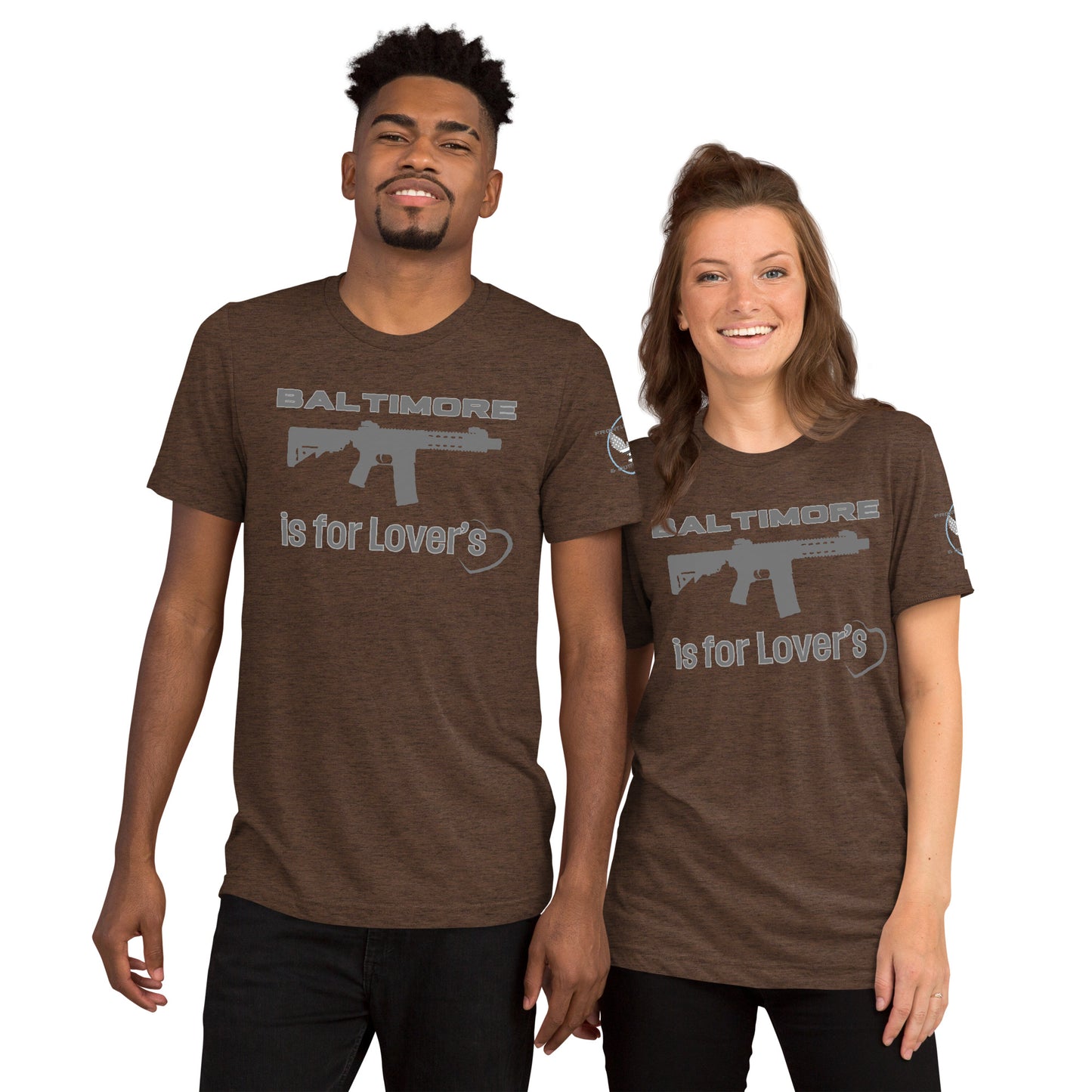 Baltimore is for Lover's Gray'd Out t-shirt
