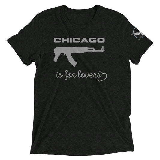 Chicago is for Lover's Gray'd Out t-shirt