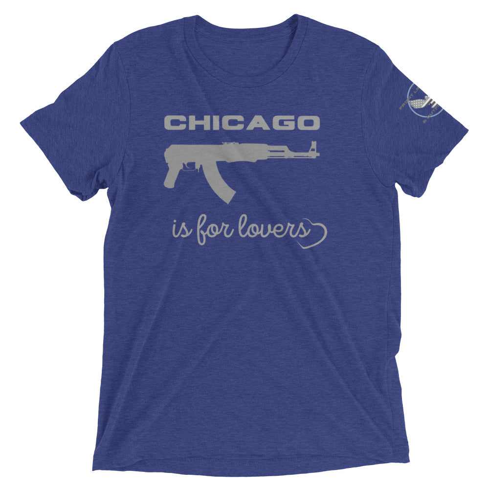 Chicago is for Lover's Gray'd Out t-shirt