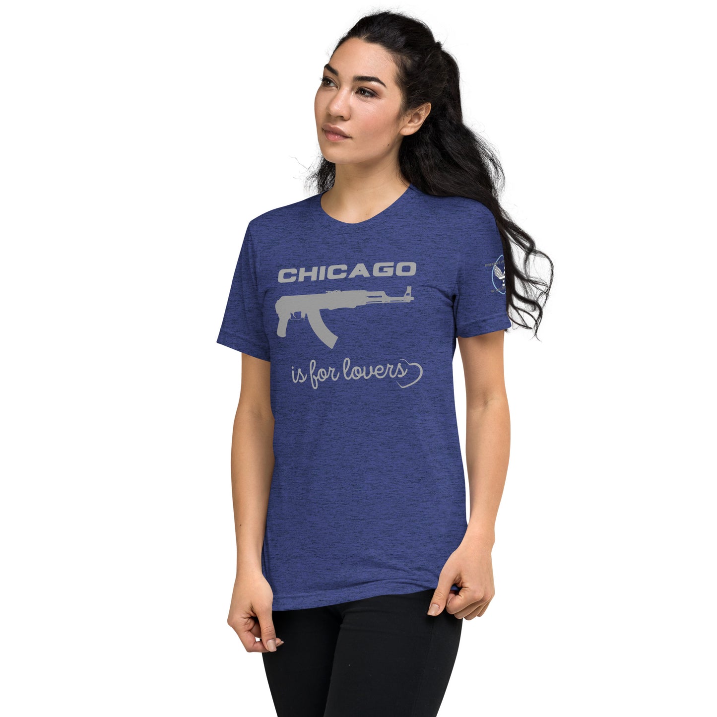 Chicago is for Lover's Gray'd Out t-shirt