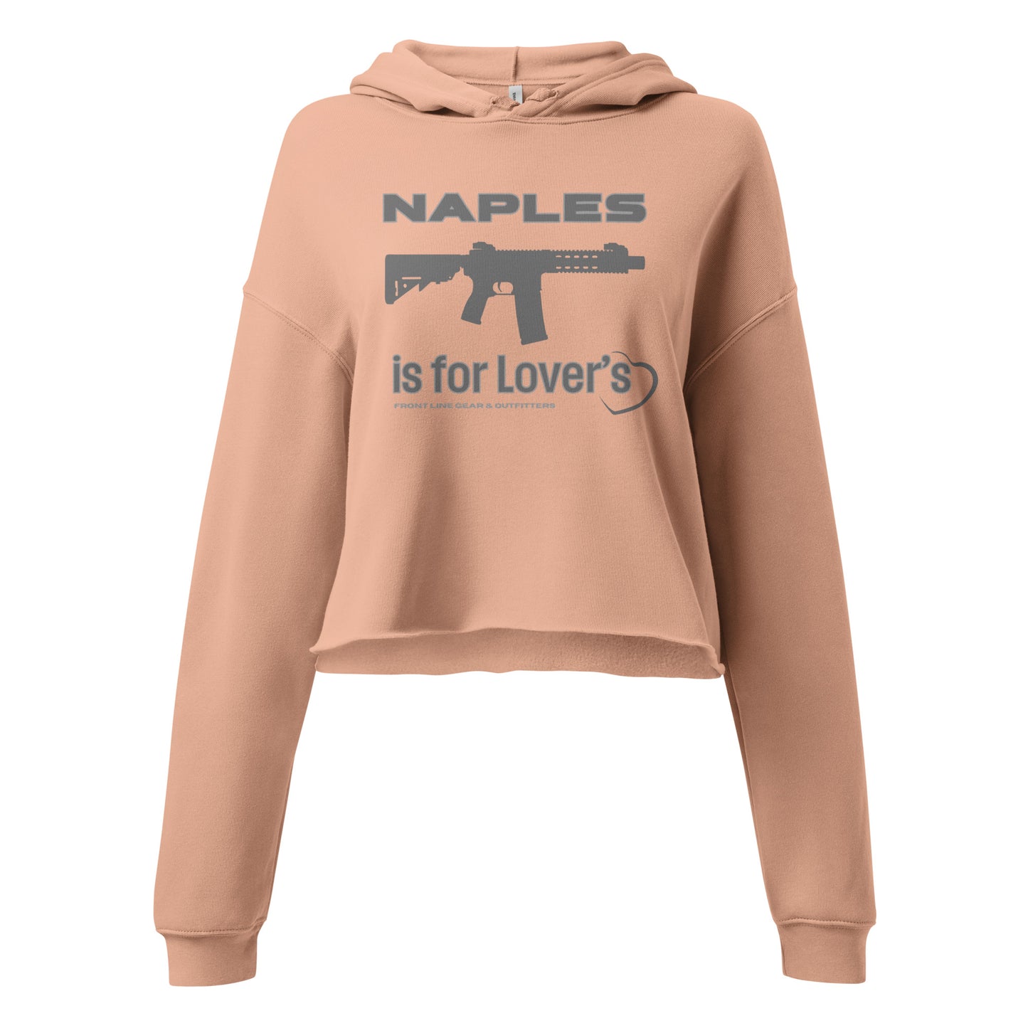 Naples is for Lover's Crop Hoodie